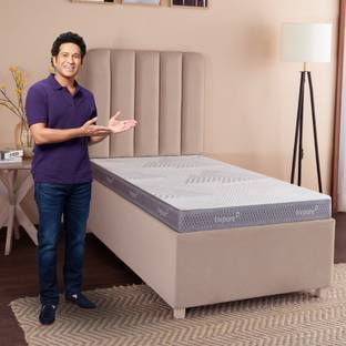 LIVPURE DUOS FLIP Reversible 3D SleepTech Crafted Zones Ergonomic Support ComfortScience 5 inch Single High Density (HD) Foam Mattress