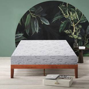SLEEP SPA Nirvana Bamboo Fabric 7 Zone Pure with HerbFRESH TECHNOLOGY 8 inch Single Latex Foam Mattress