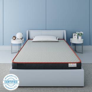 Flipkart Perfect Homes Dual Comfort Hard & Soft 4 inch Single High Resilience (HR) Foam Mattress