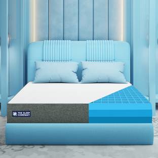 The Sleep Company SmartGRID Luxe- Soft Luxury Comfort with Plush Feel| 6 inch Queen High Density (HD) Foam Mattress
