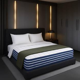 SLEEPSPA Ortho Pocket with SrtX Tech. 8 inch Single Pocket Spring Mattress