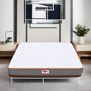 Usha Shriram 7-Zone Dual-Hard and Soft 10 inch King High Resilience (HR) Foam Mattress