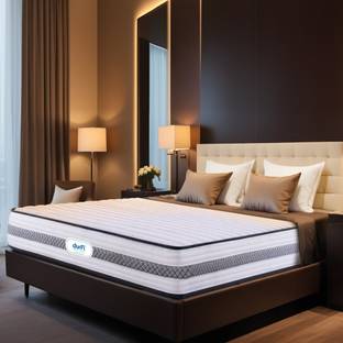 Durfi Ortho Flex Hybrid 8 inch Single Pocket Spring Mattress