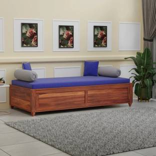 WOODTREND Sheesham Solid Wood Diwan Bed with Storage | Single Box Bed for Living Room Solid Wood Single Box Bed