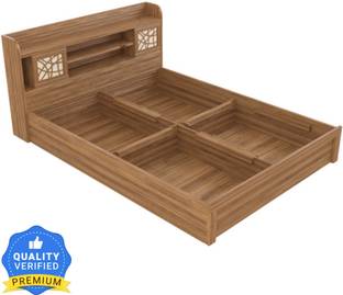 SPACEWOOD Engineered Wood King Box Bed