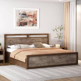 Wakefit Opazin Solid Wood King Box Bed