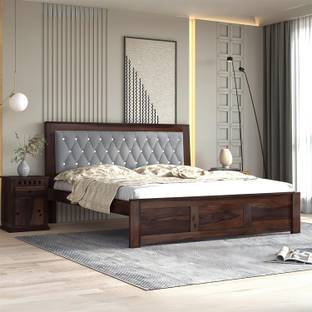 SONA ART & CRAFTS Solid Wood King Bed