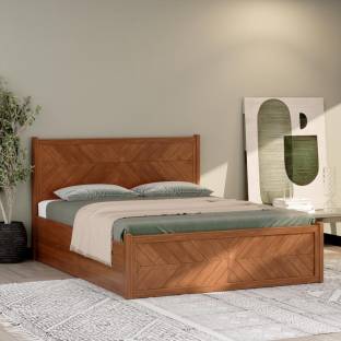 Wakefit Akshnay Solid Wood Queen Box Bed