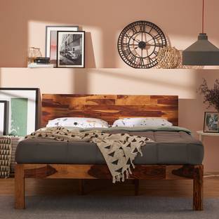 Wakefit Andromeda Sheesham Solid Wood King Bed