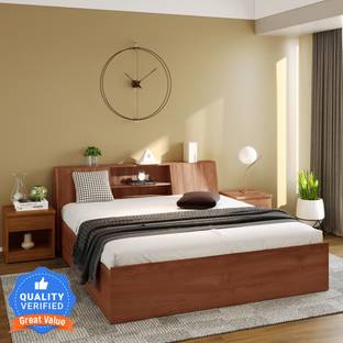Godrej Interio Alpha Engineered Wood Queen Box Bed