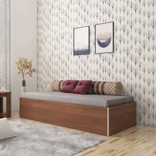 SPACEWOOD Engineered Wood Single Box Bed