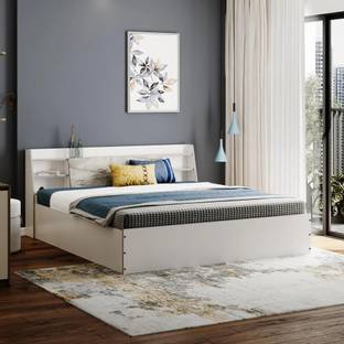 Wakefit Castor Engineered Wood King Box Bed