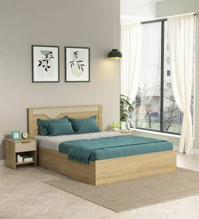 SPACEWOOD RIVOLLA Engineered Wood King Hydraulic Bed
