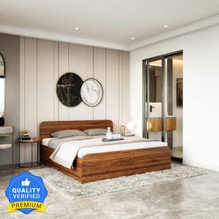 Wakefit Astra Engineered Wood King Box Bed, 187.4 cm x 209.7 cm (6.15 ft x 6.88 ft)