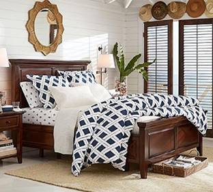 APRODZ Paul Solid Wood Queen Drawer Bed