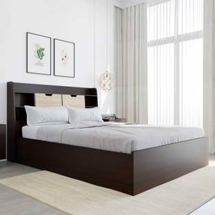 Nilkamal RIVA With Storage Engineered Wood Queen Box Bed