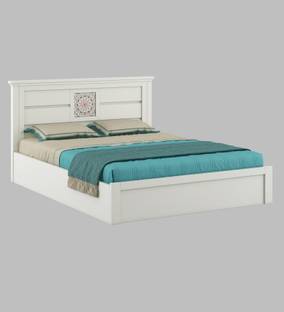 SPACEWOOD Engineered Wood King Box Bed
