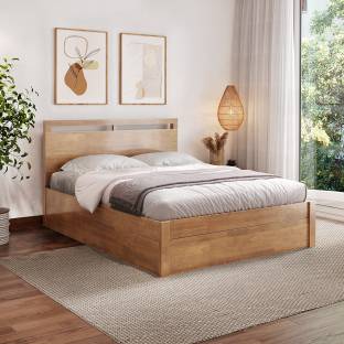 Wakefit Crucis Solid Wood Queen Box Bed