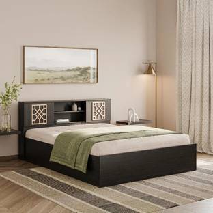 Wakefit Algol Engineered Wood Queen Box Bed, 210 cm x 160 cm (6.89 ft x 5.25 ft)