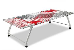 letap Foldable bed portable Single folding bed Hand made charpai,khatiya bed Metal Single Bed