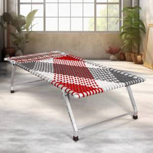 khatlawala Metal Single Bed, 51 cm x 92 cm (1.67 ft x 3.02 ft)
