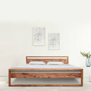 duroflex Synergy Sheesham Solid Wood King Bed