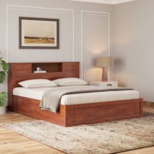 Wakefit Aquari Solid Wood King Box Bed