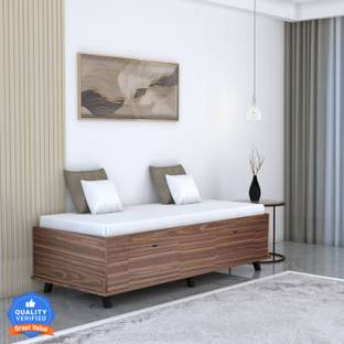 CARLTON LONDON Engineered Wood Single Box Bed