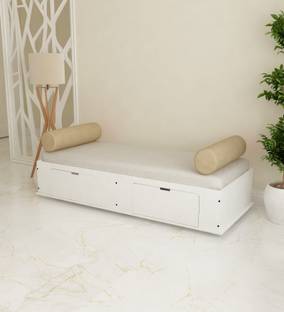SIVOM Cyprus Multipurpose Diwan/Single Bed with Storage Engineered Wood Single Box Bed