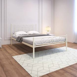 homdec Dorado Metal Double Bed, 198 cm x 127 cm (6.5 ft x 4.17 ft)