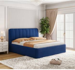 Wakefit Antho Solid Wood King Box Bed, 215 cm x 196 cm (7.05 ft x 6.43 ft)