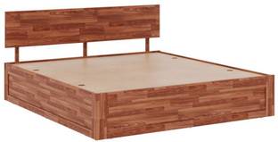 Wakefit Indus Teak Solid Wood King Box Bed