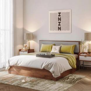 Wakefit TAURUS Engineered Wood King Box Bed