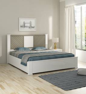 SPACEWOOD Engineered Wood King Hydraulic Bed