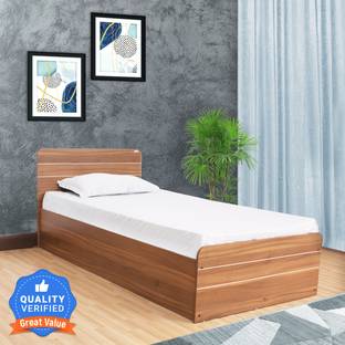 NEUDOT Valancia Single Engineered Wood Single Box Bed