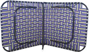 KANEKARTS Folding Bed Foldable Cot Guest Niwar Bed Metal Single Bed