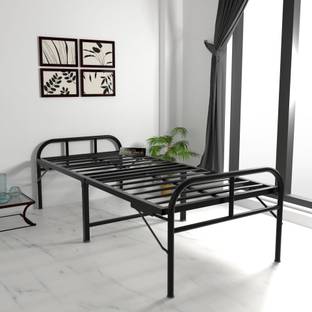 HoneyTouch Folding Metal Single Bed