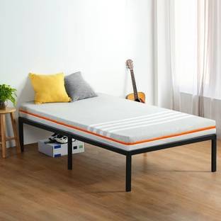 Vibrant Interior AARAV Metal Double Bed, 190.5 cm x 121.9 cm (6.25 ft x 4.0 ft)