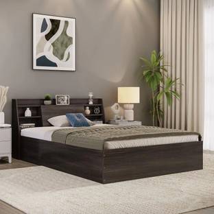 Wakefit Leo Engineered Wood Queen Box Bed