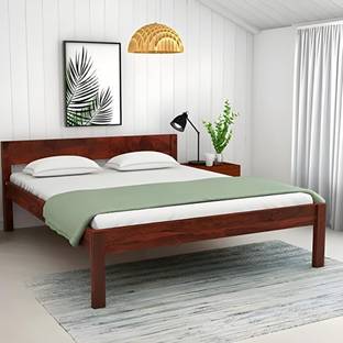 Devsignature solid Wood Bed/Cot/Palaung For Bed Room/Home/Hotel Solid Wood Queen Bed