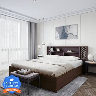 CARLTON LONDON Cadence Engineered Wood Queen Box Bed