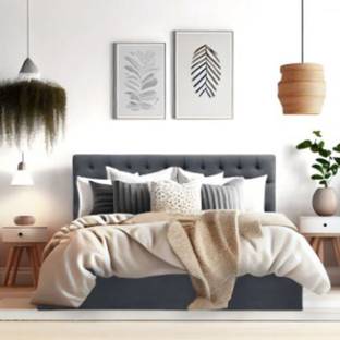 Wakefit Solis Solid Wood Queen Box Bed