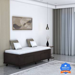 CARLTON LONDON Engineered Wood Single Box Bed