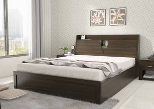 SPACEWOOD Engineered Wood Queen Box Bed