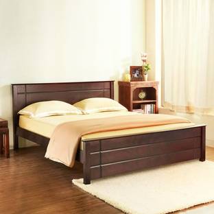 RTSFUR Solid Wood Queen Bed