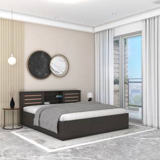 Flipkart Perfect Homes Waltz Engineered Wood King Box Bed