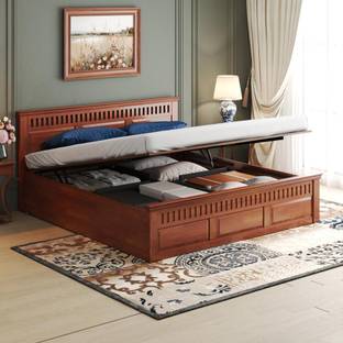 Wakefit Pegasi Solid Wood King Hydraulic Bed