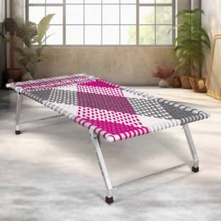khatlawala Metal Single Bed, 51 cm x 92 cm (1.67 ft x 3.02 ft)