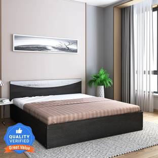Flipkart Perfect Homes Carol Engineered Wood Queen Bed, 203.5 cm x 159.5 cm (6.68 ft x 5.23 ft)