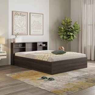 Wakefit Petra Engineered Wood Queen Box Bed